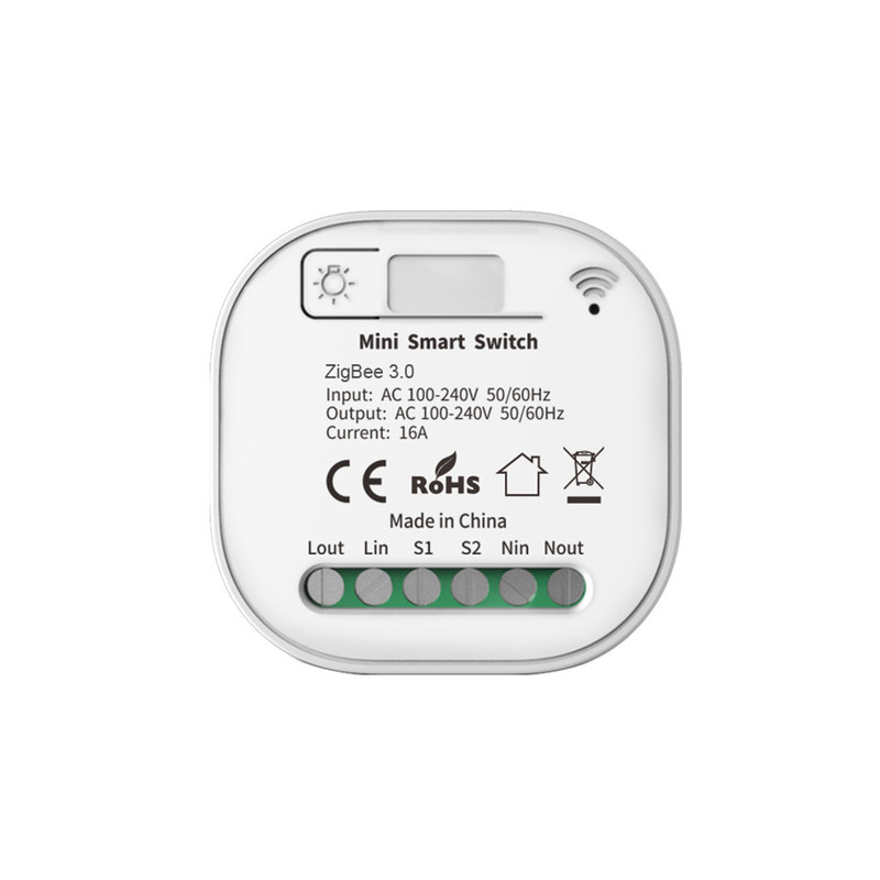 Smart Home Automation Remote Light Switch 16A Breaker Module Tuya Smart Timer Wall Light Switch ondersteunt spraakbesturing