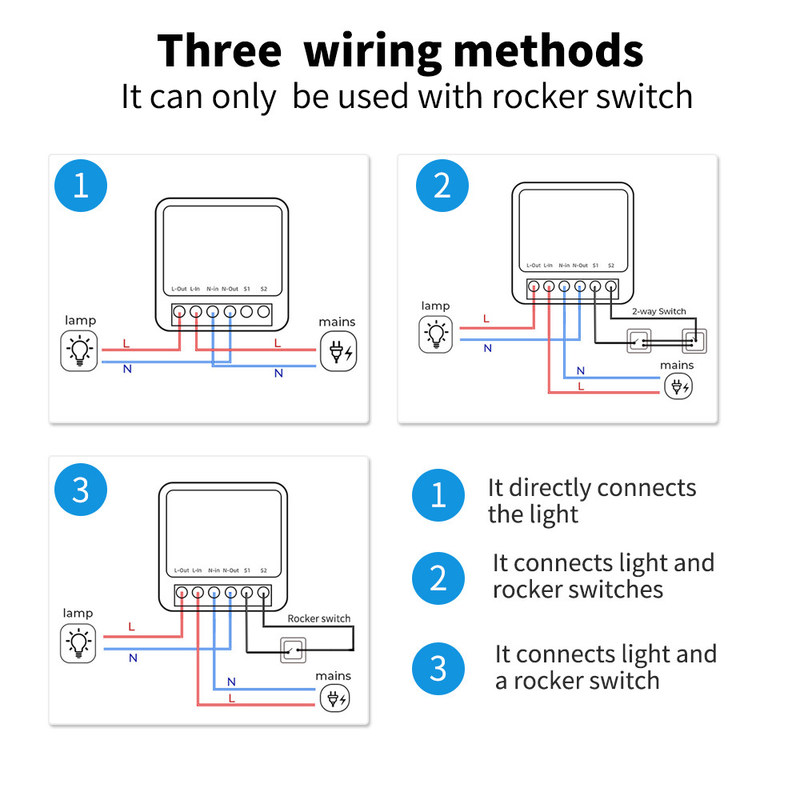 WiFi App Timing Home Smart Switch Socket WiFi Smart Switch Interruptor Intelligente Relay ondersteuning spraakbesturing