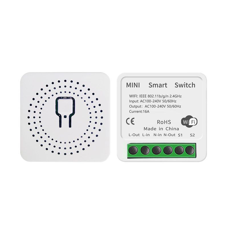 Tuya Alexa Timer Smart Switch 10A Relay Module Werk Remote Smart Switch ondersteuning Google Alexa spraakbesturing gemakkelijke installatie