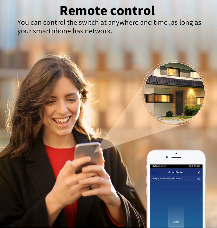 Tuya Alexa Timer Smart Switch 10A Relay Module Werk Remote Smart Switch ondersteuning Google Alexa spraakbesturing gemakkelijke installatie