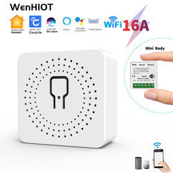 DIY MINI Homekit Wand Schakelaar Knop Modifier Relay Module Werken met tuya wifi app ondersteuning spraakbesturing functie