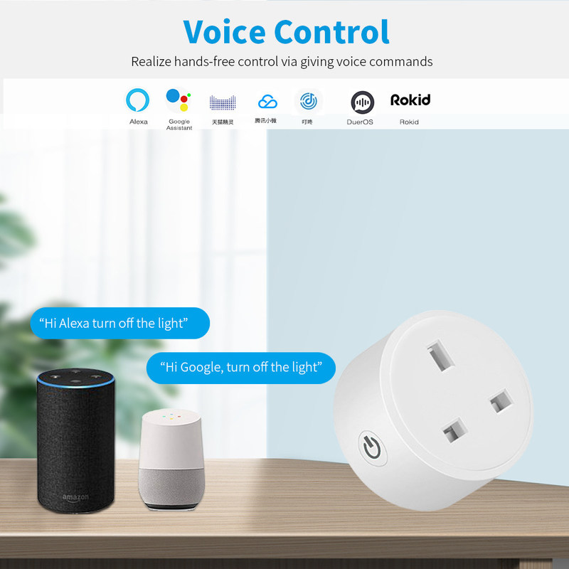 van de Britse WIFI de Slimme van de de Machtsmonitor Contactdoos Draadloze Afstandsbediening Contactdozen van de de Tijdopnemerafstandsbediening
