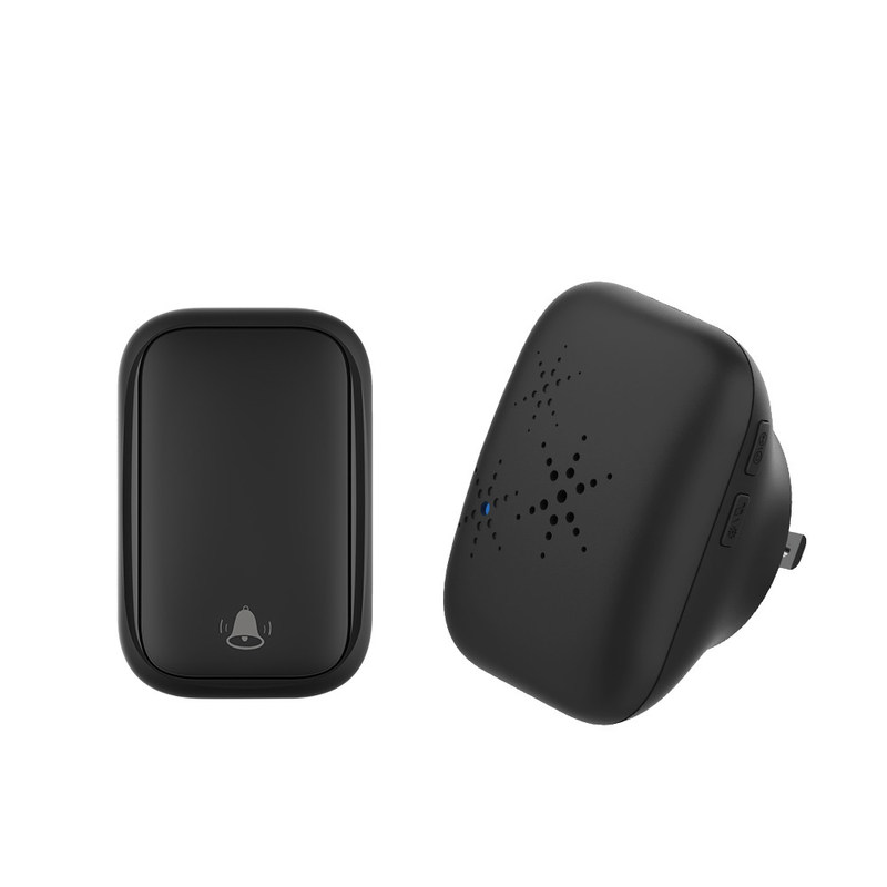 De draadloze EU het UK van Vraagring doorbell de V.S. Openlucht Geen Bedrading Zelf - aangedreven Waterdichte Deurbel 300M