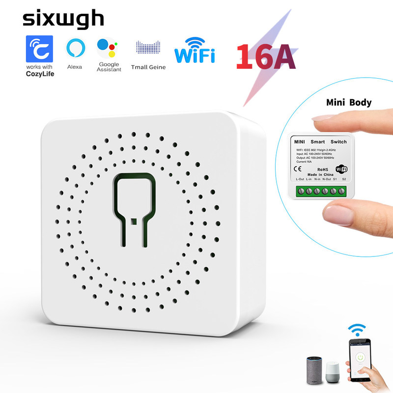 WiFi App Timing Home Smart Switch Socket WiFi Smart Switch Interruptor Intelligente Relay ondersteuning spraakbesturing