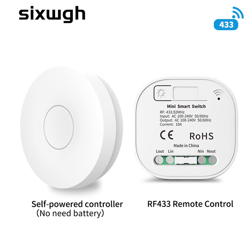 Witte Slimme Schakelaar 86*86*40mm van Zigbee AC 100-240V Homekit Draad Lichte Schakelaar