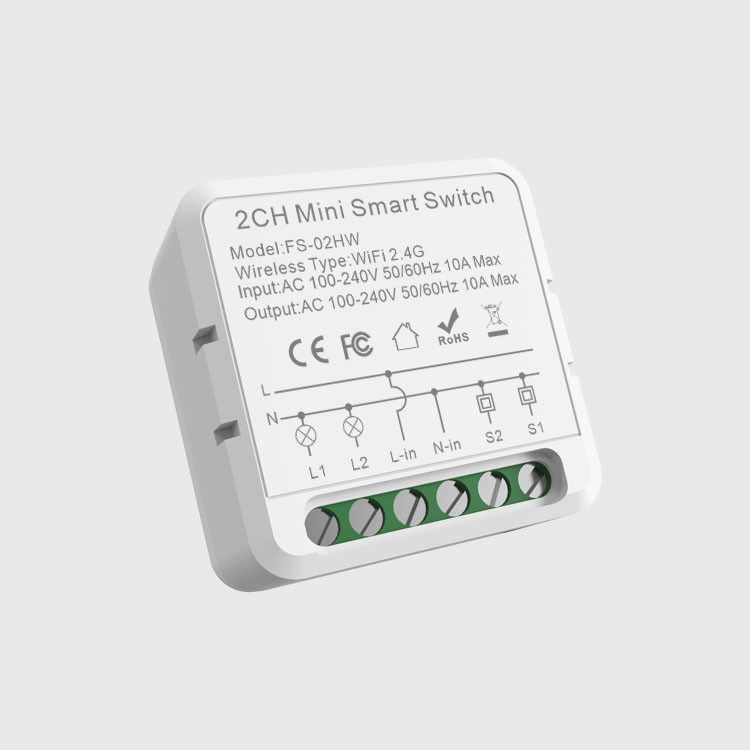 Wifi-slimme schakelaars Remote & Voice control met planning en automatisering, Energiebewaking, Gemakkelijk installeren en opzetten,