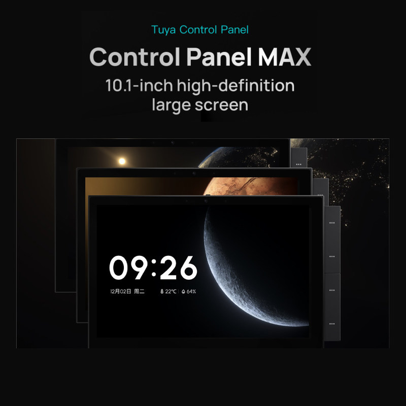 10 inch Wifi Smart Home Touch Screen Panel Meerdere protocollen Draadloze afstandsbediening Socket ingebouwde spraakbediening