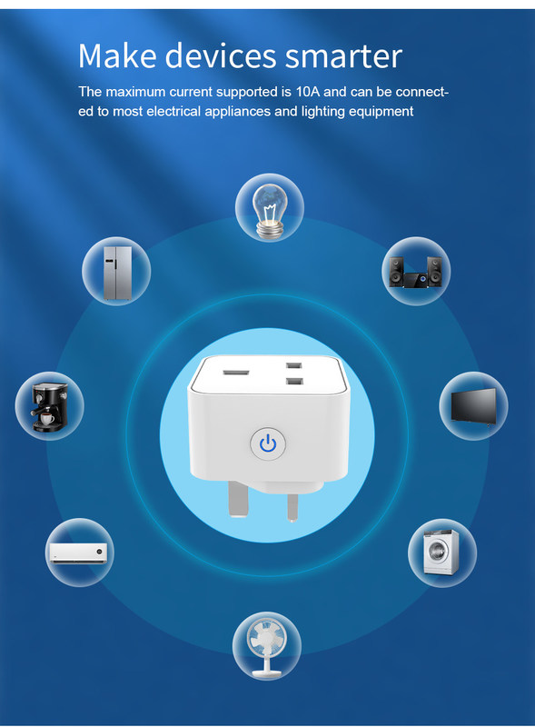 tuya wifi smart socket Remote & Voice control plug met planning en automatisering functies ondersteuning Alexa spraakbesturing