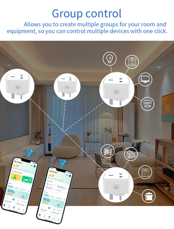 tuya wifi smart socket Remote & Voice control plug met planning en automatisering functies ondersteuning Alexa spraakbesturing