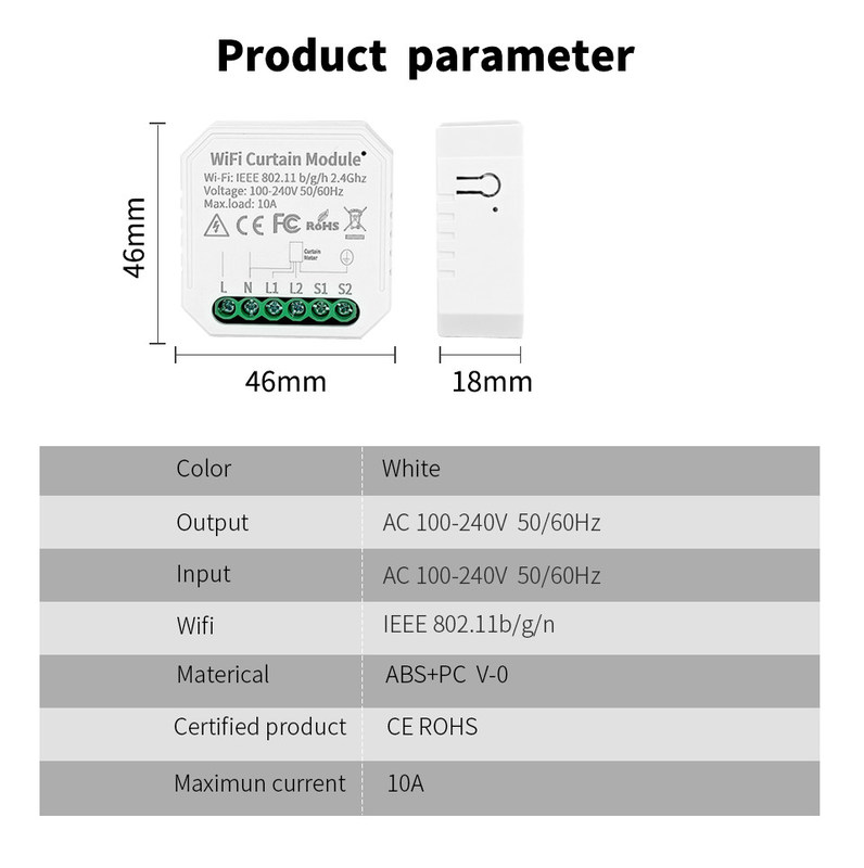 Wifi-smart switches Remote & Voice control met planning en automatisering, energiebewaking,gemakkelijke installatie en installatie