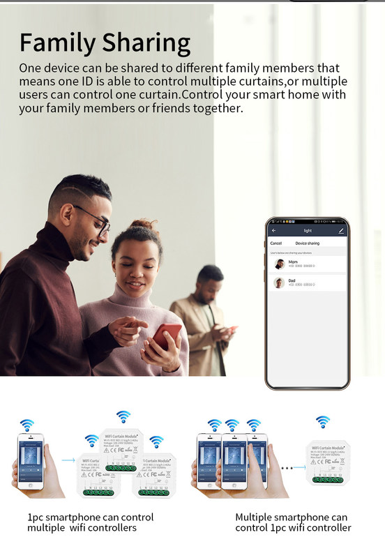 Wifi-smart switches Remote & Voice control met planning en automatisering, energiebewaking,gemakkelijke installatie en installatie
