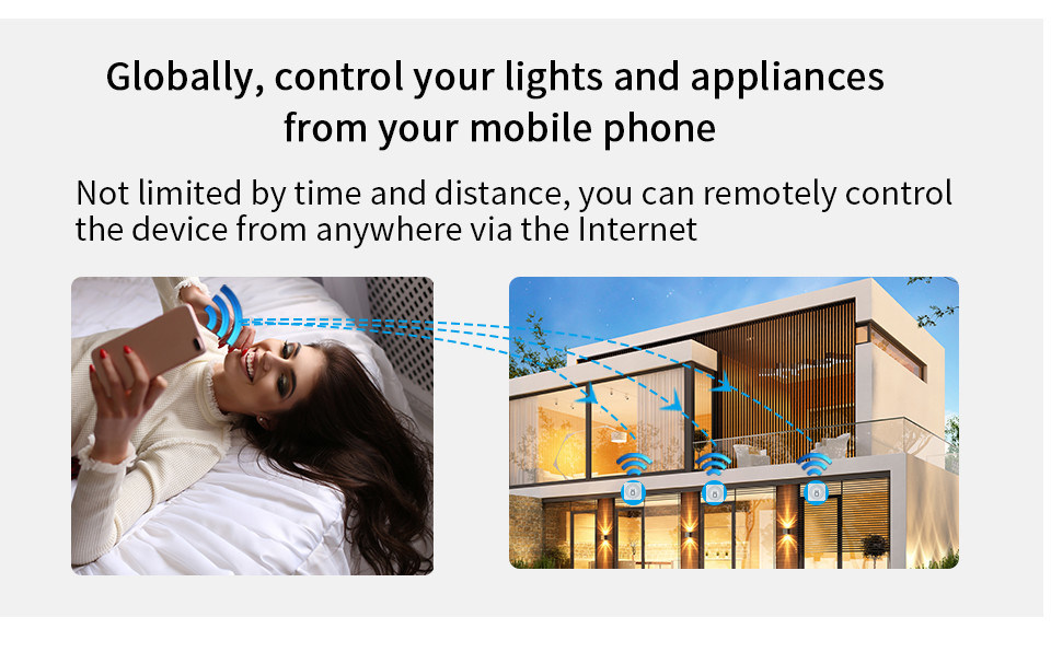 mini smart breaker Betrouwbare slimme oplossing - Wi-Fi-gestateerde standaard - Compact apparaat bset keuze om oude schakeling te herstellen