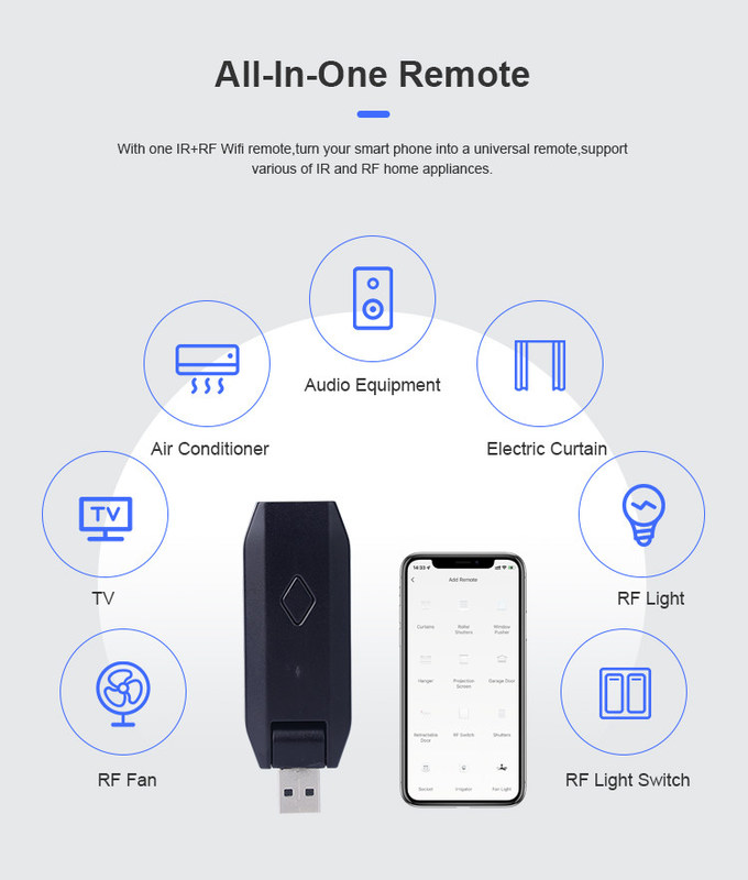 USB-versie universele Homekit Smart Switch Nominale spanning 3V-5V gemakkelijk draagbaar en ondersteuning voor afstandsbediening vele functies