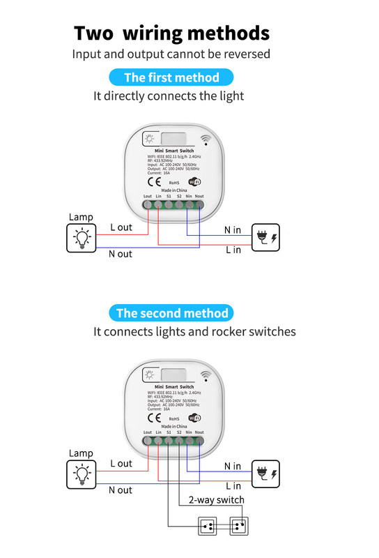 Smart Home Automation Remote Light Switch 16A Breaker Module Tuya Smart Timer Wall Light Switch ondersteunt spraakbesturing