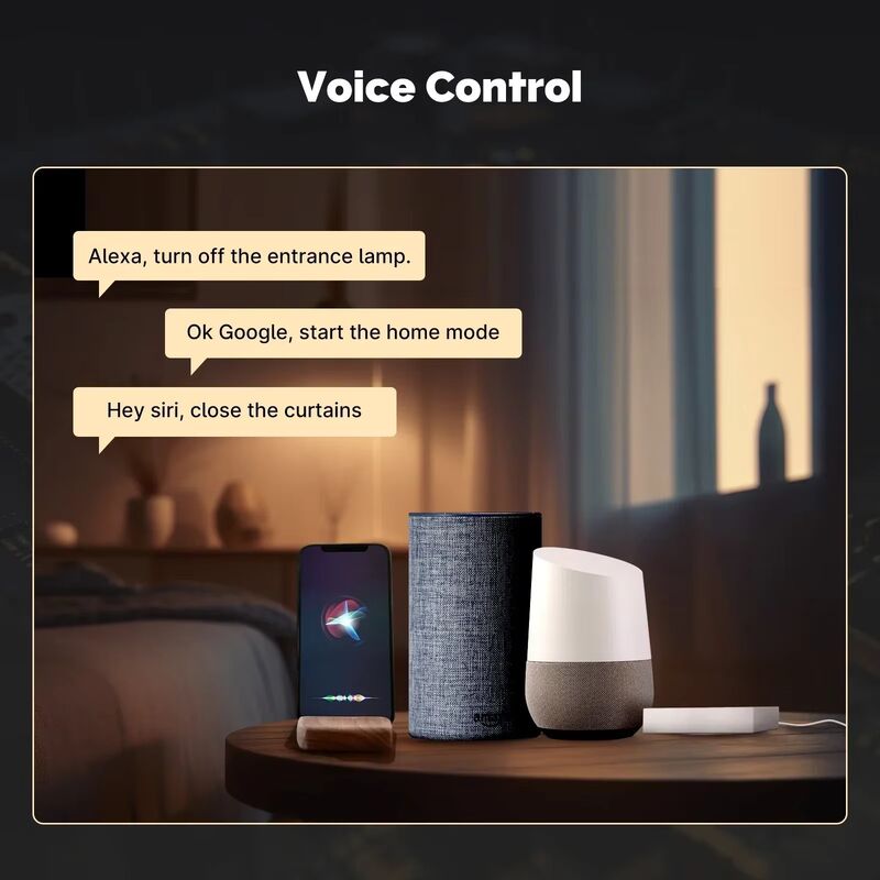 SIXWGH 3-in-1 Smart Home Gateway: Zigbee Hub + WiFi Router + Voice Control Center Compatibel met Apple Google Home Alexa & Tuya