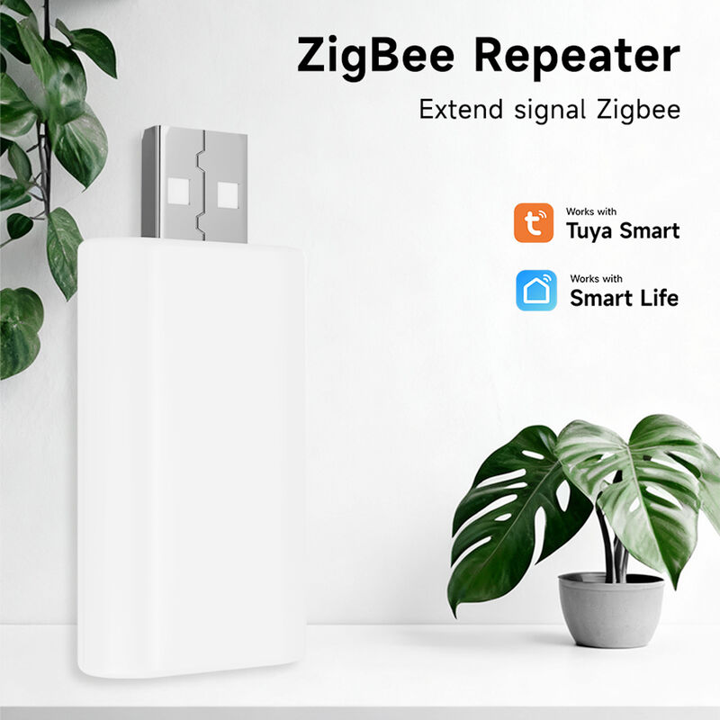 SIXWGH Zigbee Signaal Repeater Extender Booster Tuya Smart Gateway USB Plug & Play Verlengt Bereik 20-30m Groot Thuis Mesh Netwerk