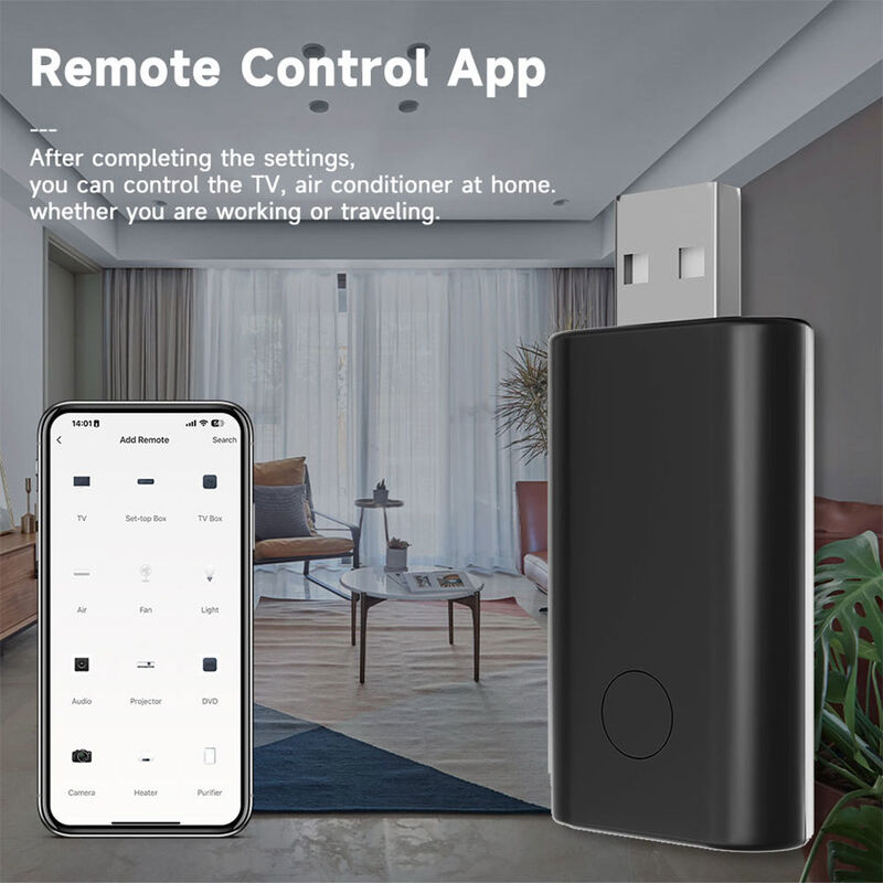 SIXWGH Universele IR WiFi afstandsbediening met Alexa/Google Home App Control Tuya OS Draaibaar ontwerp voor Hotel RV Smart Home Hub