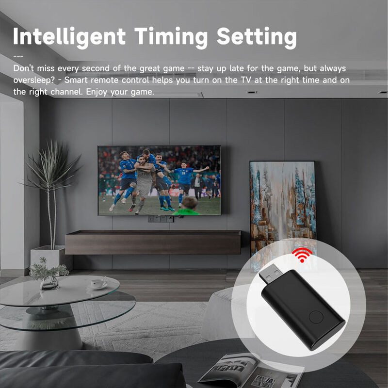 SIXWGH Universele IR WiFi afstandsbediening met Alexa/Google Home App Control Tuya OS Draaibaar ontwerp voor Hotel RV Smart Home Hub