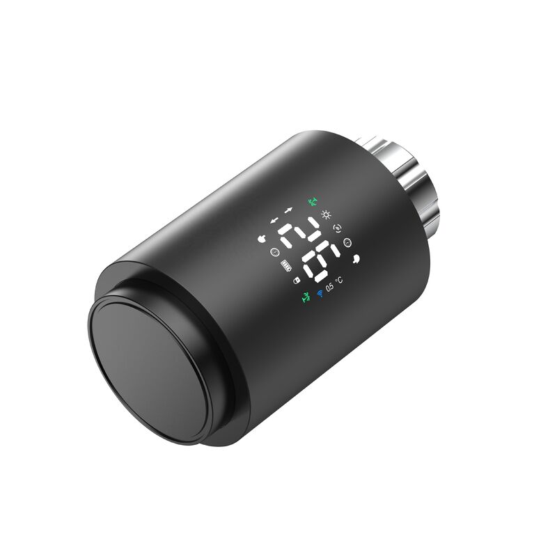 SIXWGH Zigbee 3.0 Smart Thermostatic Radiator Valve (TRV) Alexa/Google Assistant Tuya App 7-daagse programmeerbare draadloze verwarming