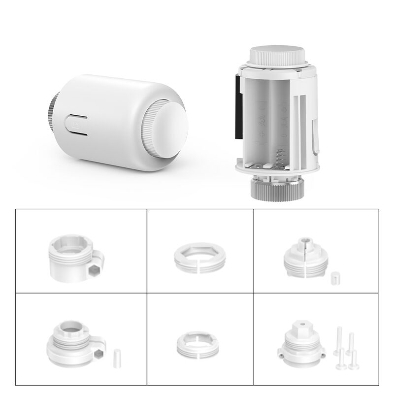 SIXWGH Tuya Zigbee Slimme Thermostatische Radiator Klep TRV APP Spraakbesturing Automatisch Schema Bar Ontwerp Alexa/Google Home Compatibel