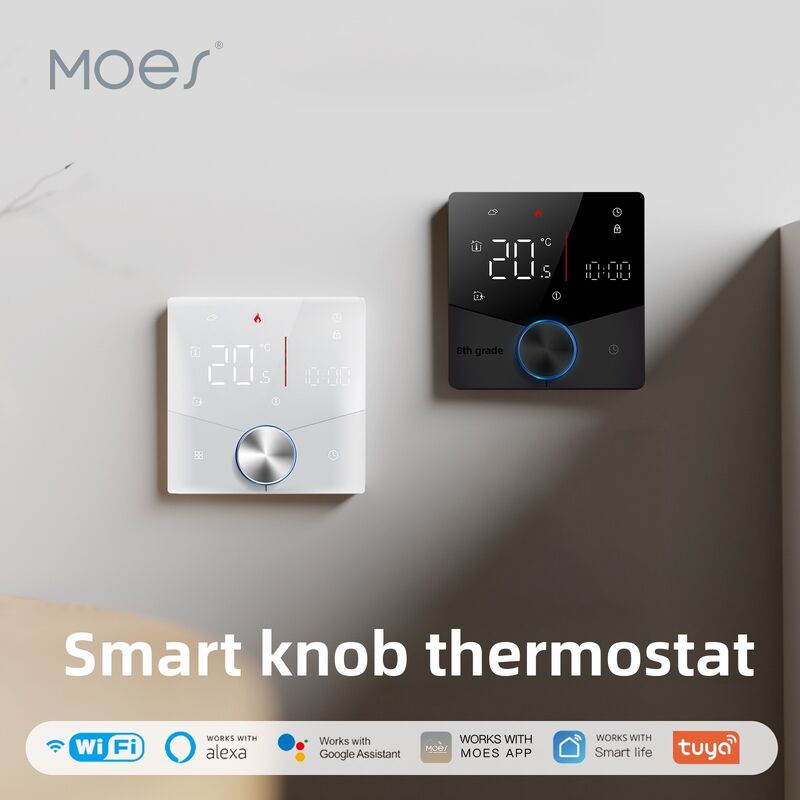SIXWGH Tuya Smart WiFi Thermostaat Elektrische Verwarming APP Bediening Spraakassistent Compatibel Energiebesparende Modus Kinderbeveiliging Hoog
