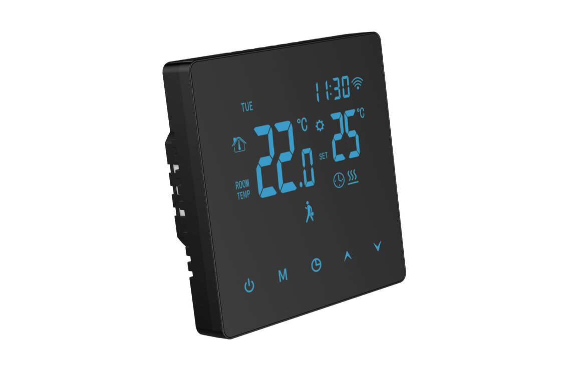 Slimme WiFi vloerverwarming thermostaat met spraakbesturing, app, LED-display voor thuis en commercieel gebruik