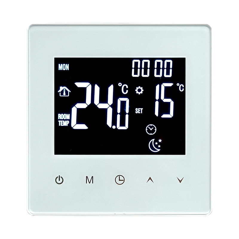 Slimme WiFi vloerverwarming thermostaat met spraakbesturing, app, LED-display voor thuis en commercieel gebruik