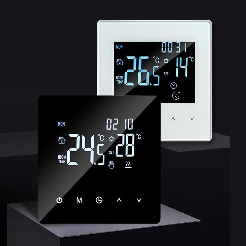 Slimme WiFi vloerverwarming thermostaat met spraakbesturing, app, LED-display voor thuis en commercieel gebruik