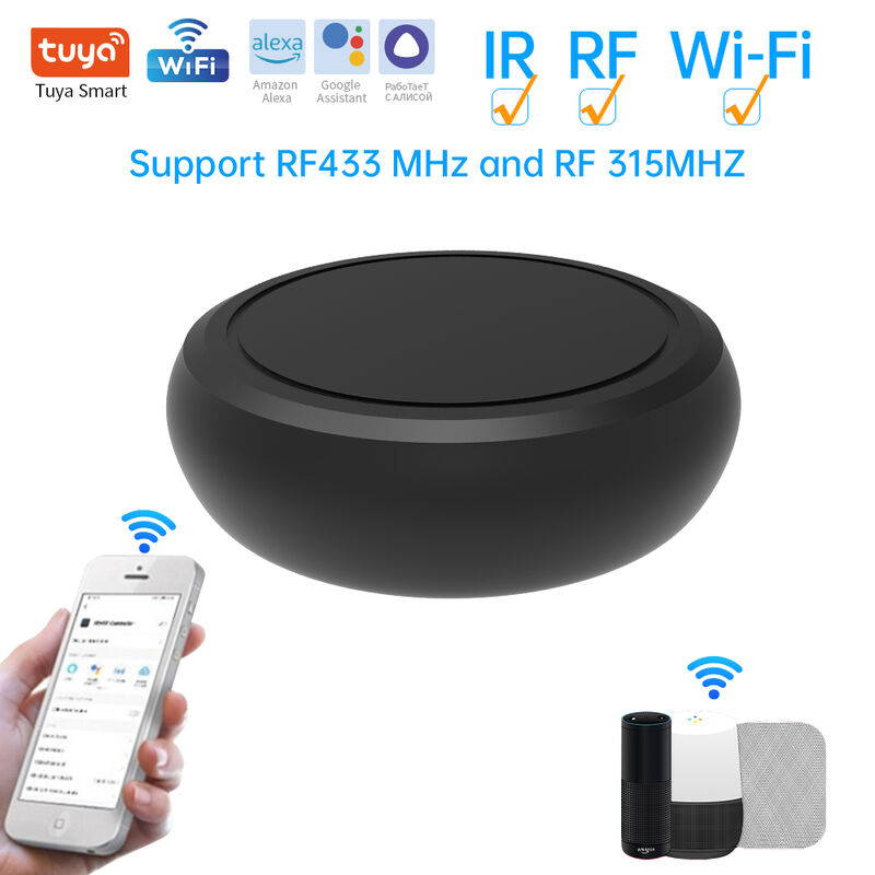 Tuya Smart Home Universal Remote Control Switch, DC 5V Relay Wifi IR RF, compatibel met Tuya/Smartlife