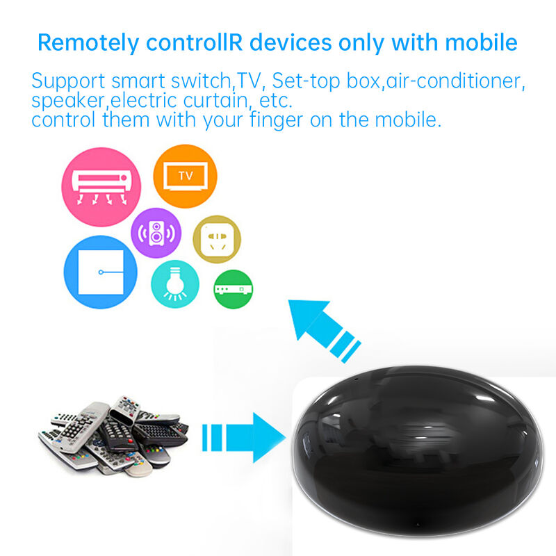 SIXWGH Smart Home WiFi Stembediening Airconditioner Alexa Google Home TuyaApp Compatibiliteit Universele Infrarood Type-C Aangedreven IR
