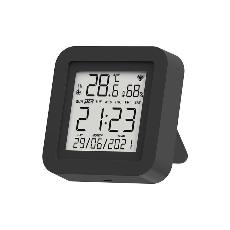 SIXWGH 3-in-1 Smart Home Automatisering Apparaat Tuya Wi-Fi IR Afstandsbediening LCD Scherm Temperatuur Vochtigheidssensor Spraakbesturing