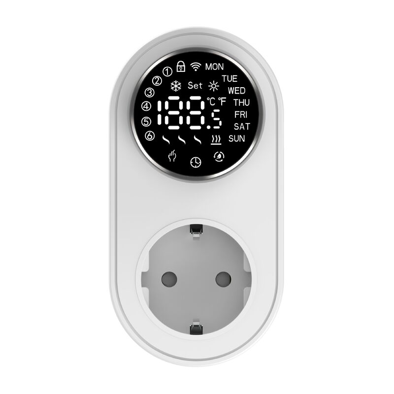 Smart Dual-Mode 16A 100-240V Temperatuurcontroller Alexa/WiFi Connectivity LED Knob Temp Alarm voor stroomstop