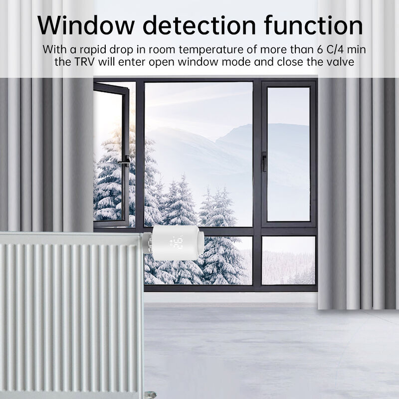 SIXWGH Tuya Zigbee 3.0 TRVL Slimme Thermostaat OLED Radiator Actuator Klep Programmeerbare Temperatuurregelaar Android Flip Home