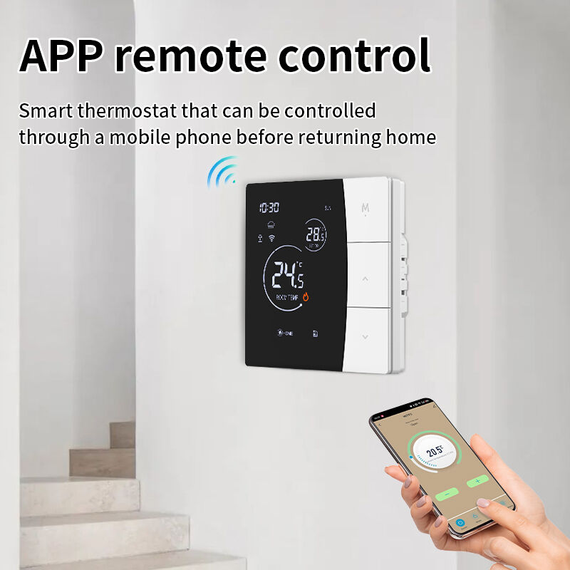 SIXWGH Slimme WiFi Thermostaat voor Hotelgebruik Tuya App Spraakbesturing Elektrische Vloerverwarming 16A Belasting LCD Temperatuurregelaar