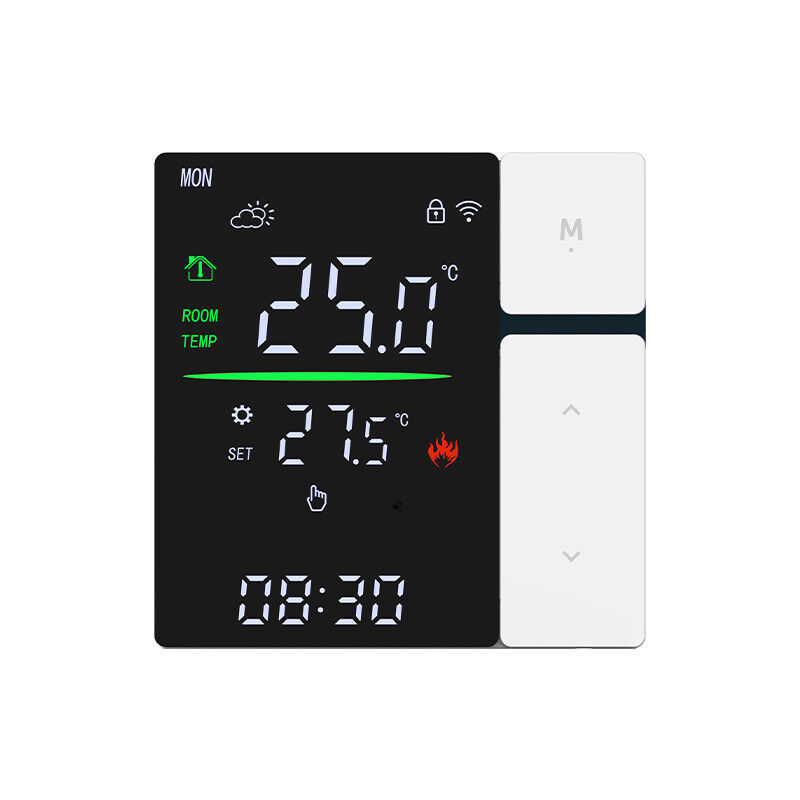 SIXWGH Slimme WiFi Thermostaat Controller voor Waterverwarming LED Touchscreen Temperatuurregeling Elektrische Vloer/Wand Camper Garage