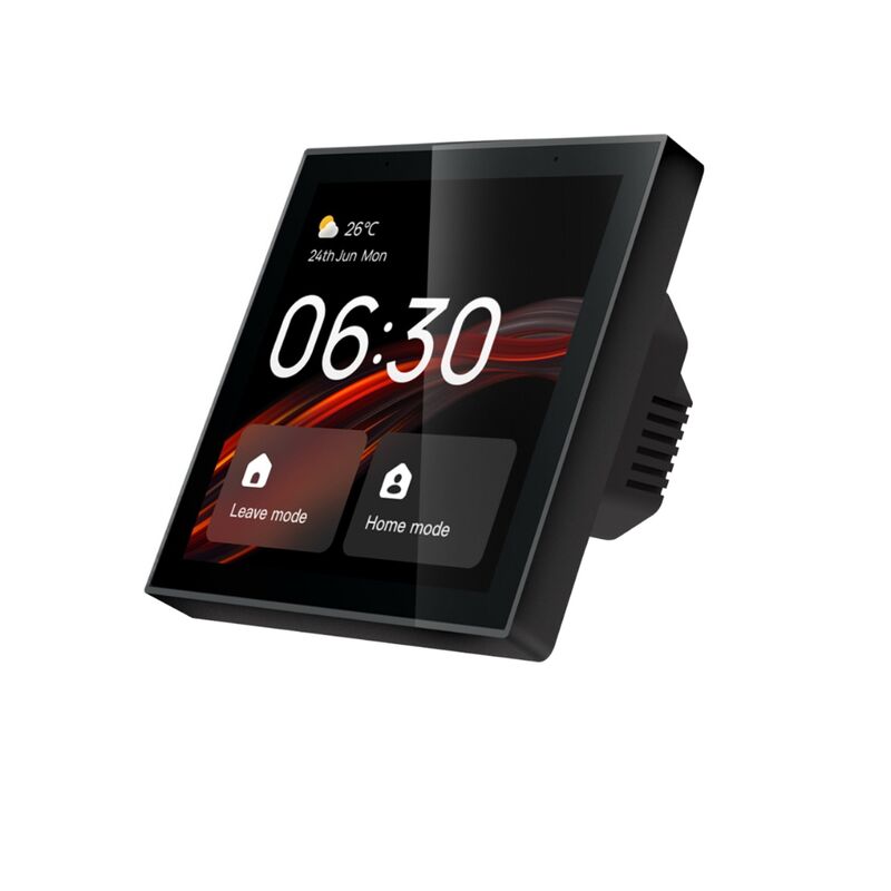 SIXWGH 4-inch Touchscreen Smart Home Control Panel Alexa Tuya Gateway Ingebouwde Zigbee 3.0 Hub Spraakbesturing Wandmontage AIoT