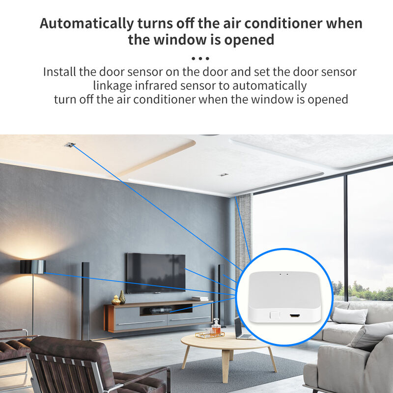 SIXWHG Tuya Smart Life Alexa Smart Home Gateway Hub Multifunctioneel Gehele huis intelligentiecontrole voor Bluetooth Zigbee-apparaten