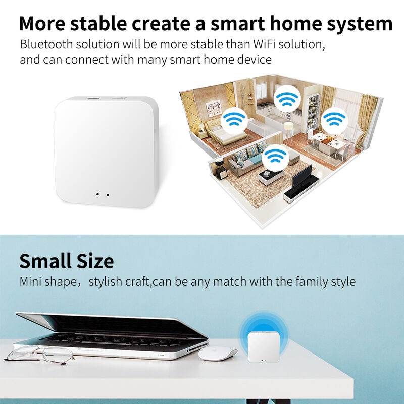 SIXWHG Tuya Smart Life Alexa Smart Home Gateway Hub Multifunctioneel Gehele huis intelligentiecontrole voor Bluetooth Zigbee-apparaten