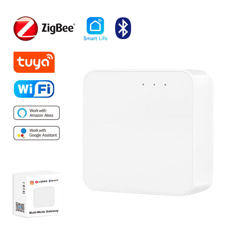 SXIWGH Groothandel Multi-Mode Gateway ZigBee 3.0 voor Blue Tooth WiFi Hub Smart Home Control Center Compatibel Tuya Google Home