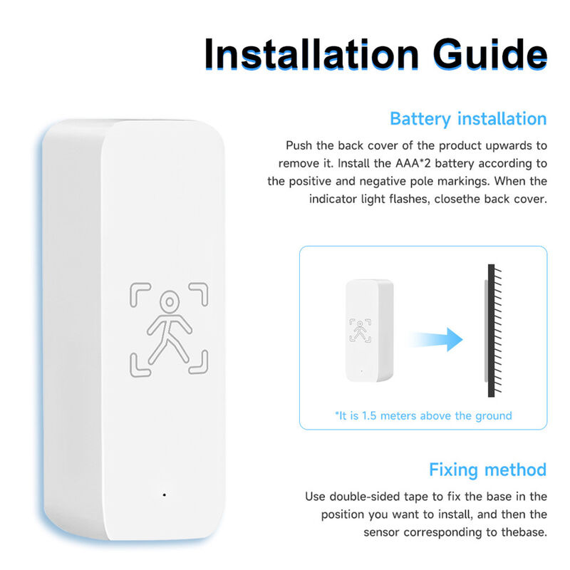 10G Millimeter Wave Radar Human Motion Sensor | WiFi Zigbee Version Optional, Tuya Smart Presence Sensor with Temp Humidity Lux Monitor