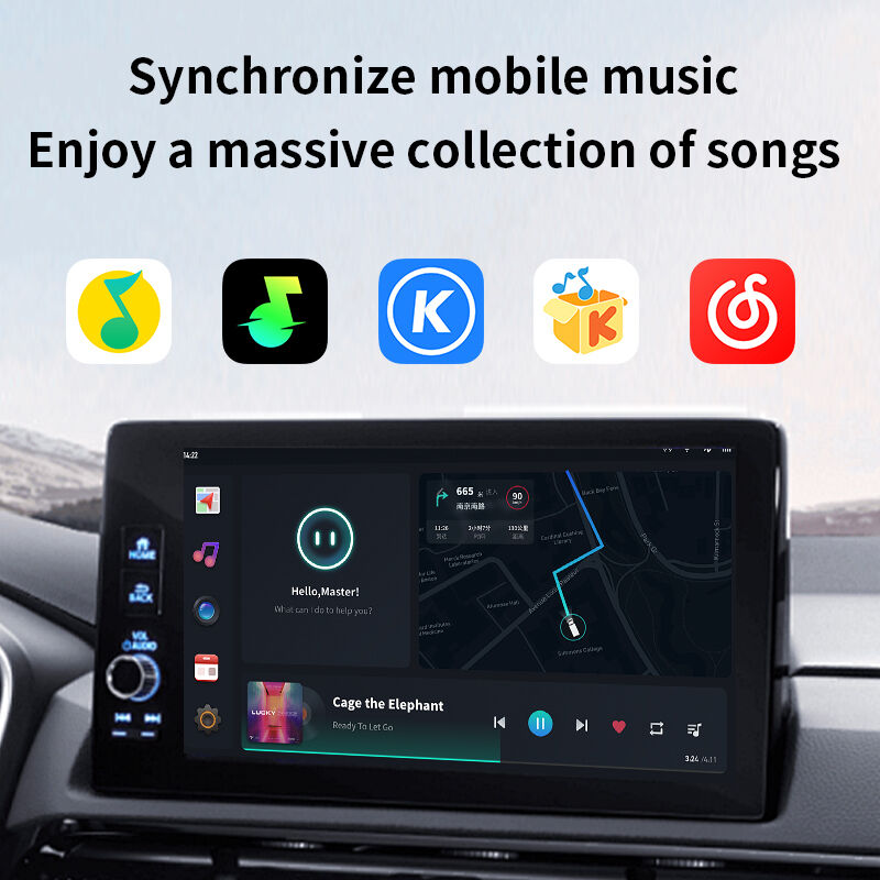 Wireless CarPlay Adapter USB Dongle, 5.8GHz Plug & Play Auto-Connect for iPhone, Low Power Chip, Voice Control & OTA Upgrade, Compatible with Factory Wired CarPlay Cars