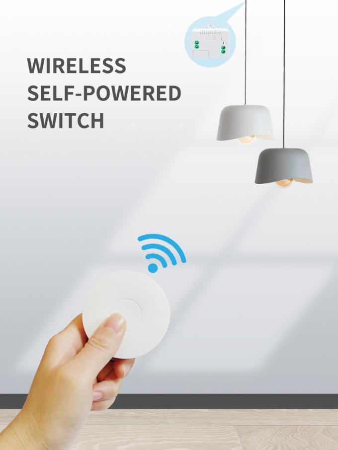 RF433Mhz Zelf - de aangedreven Waterdichte Verre Schakelaar van Controlemechanismeswitch wall light 0
